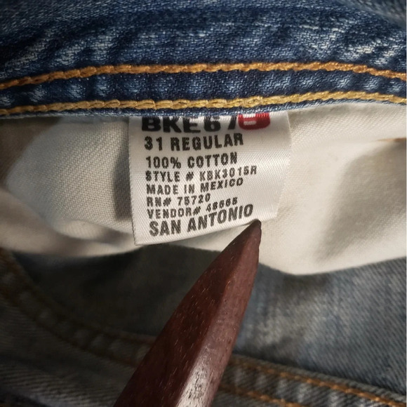 BKE67 San Antonio Distressed Jeans Women’s 31 - Picture 4 of 7